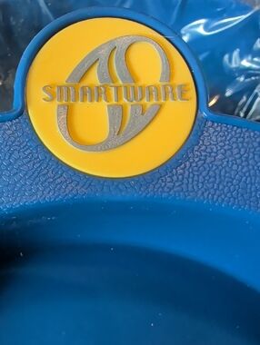 Smartware Blue Silicone 8" Round Flexible Bakeware Set Of 2